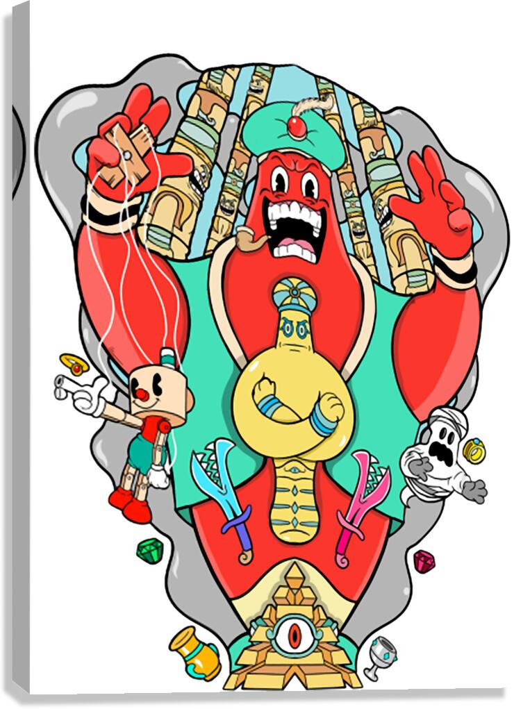Cuphead 10 Canvas Print
