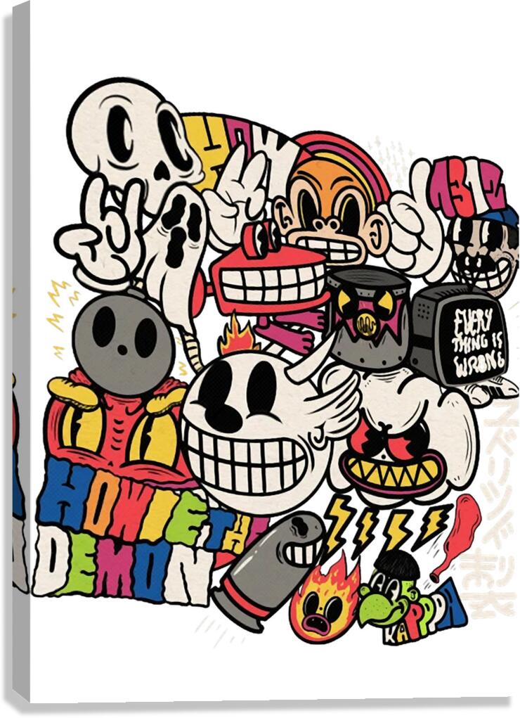Cuphead 42 Canvas Print
