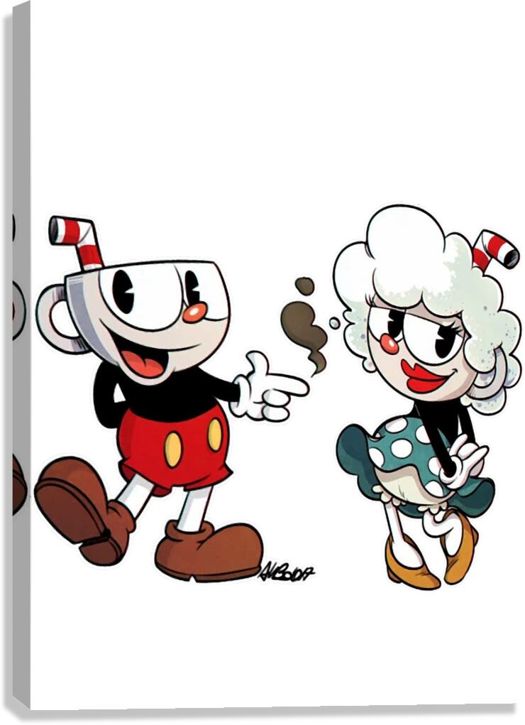 Cuphead 47 Canvas Print