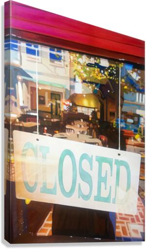 closed Canvas Print