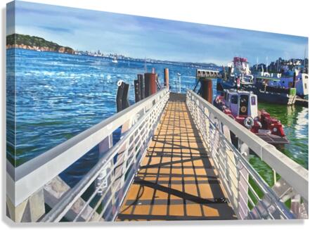 Tiburon deck Canvas Print