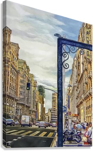 Metro Canvas Print