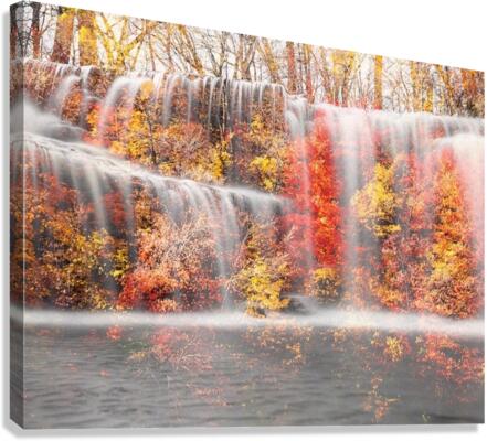 Abstract Waterfall Canvas Print