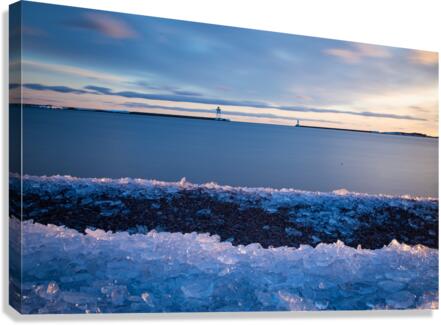 Artists Point - Winter Canvas Print