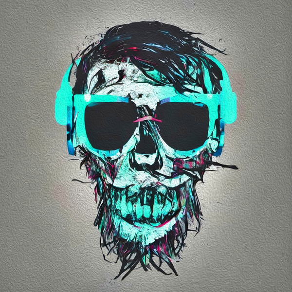 SKULL 10 by ChaoticAbstract