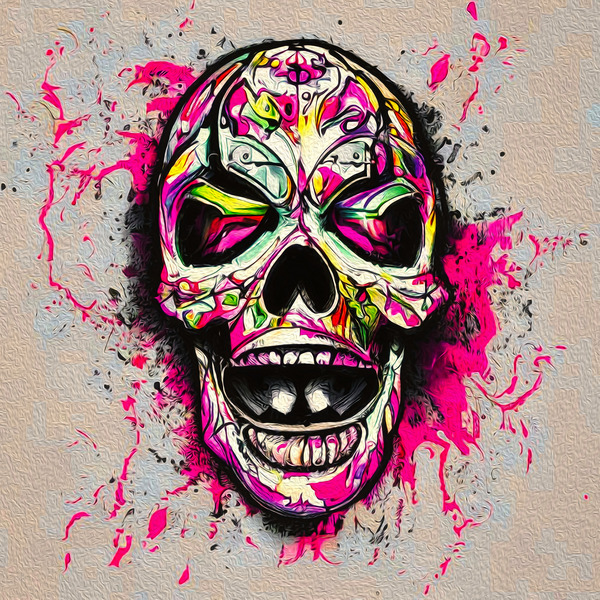 SKULL 11 by ChaoticAbstract