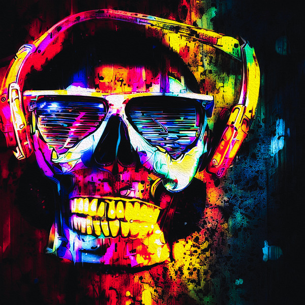 SKULL 13 by ChaoticAbstract