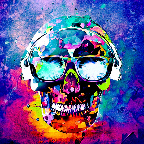 SKULL 17 by ChaoticAbstract