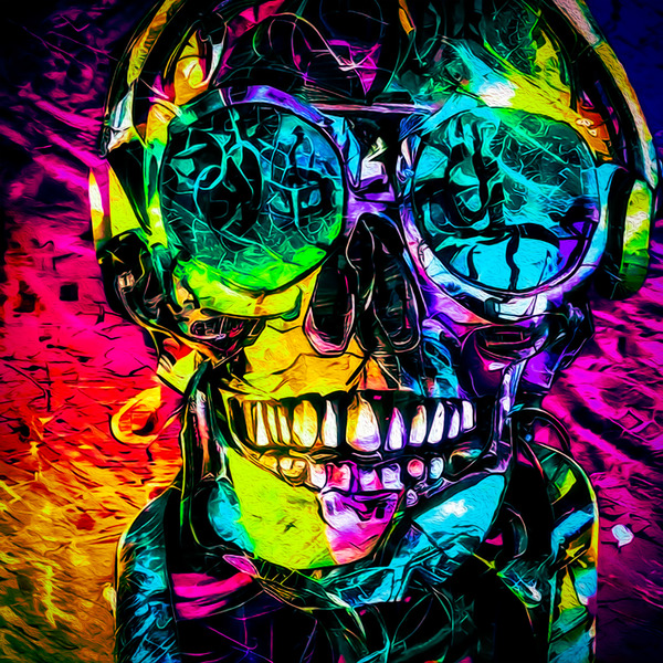 SKULL 22 by ChaoticAbstract