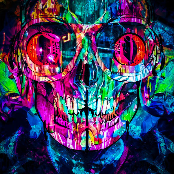 SKULL 27 by ChaoticAbstract