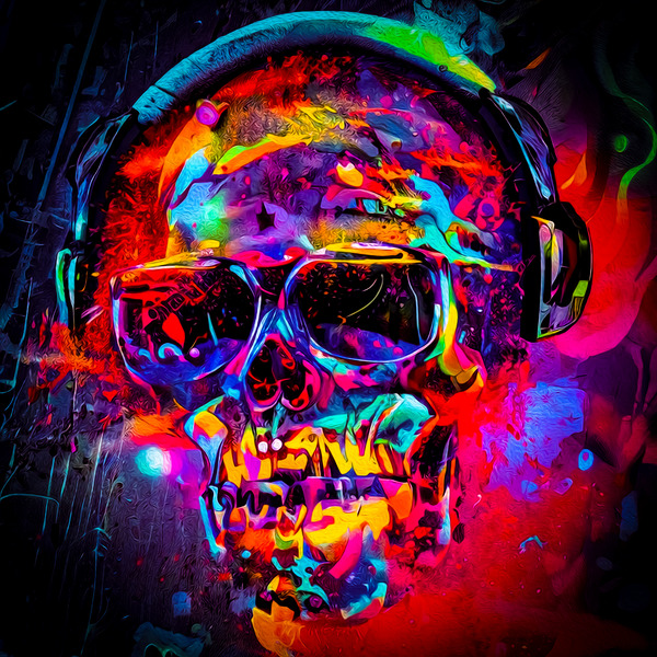SKULL 31 by ChaoticAbstract