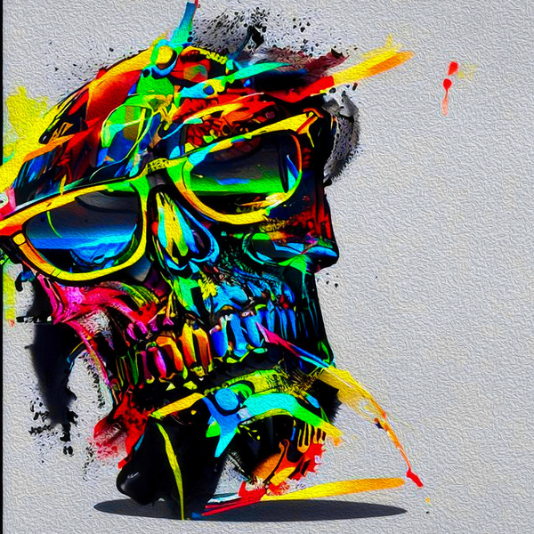 SKULL 6 by ChaoticAbstract