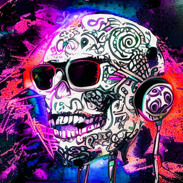 SKULL 8 by ChaoticAbstract