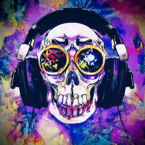 SKULL 9 by ChaoticAbstract