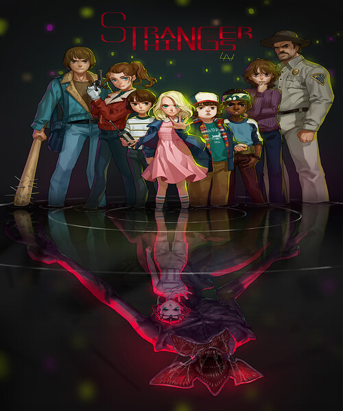 Stranger Things Print