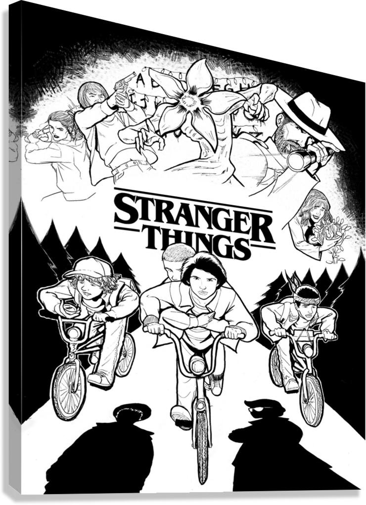 Stranger Things Canvas Print