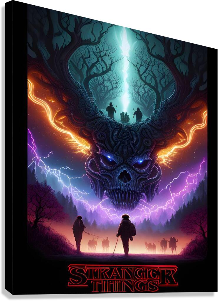 Stranger Things Canvas Print
