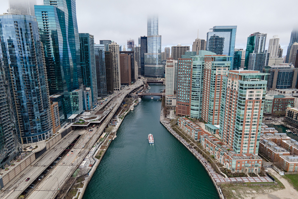 Chicago River Print