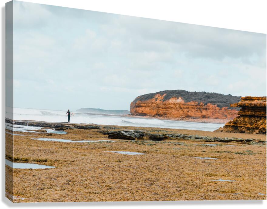 Surf Cliffs Canvas Print