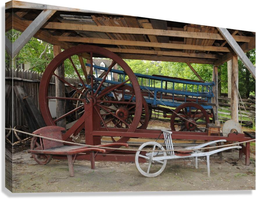 Tool Shed. Canvas Print