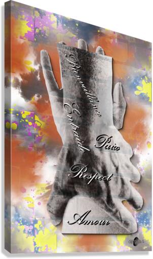 Entreaide Canvas Print