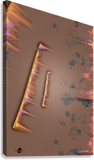 Abstrait 44 Canvas Print