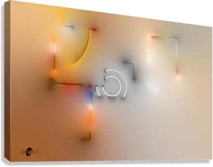 Abstrait 49 Canvas Print