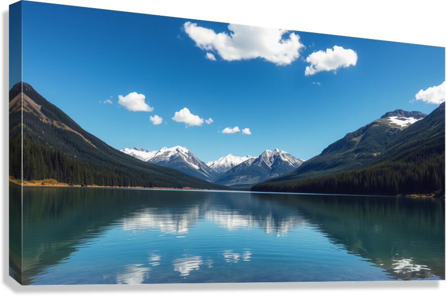 Alpine Mirror Canvas Print
