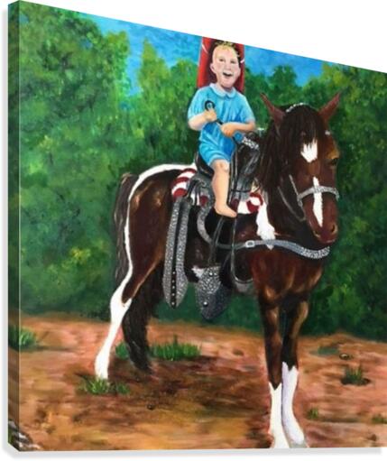 Little Buckaroo Canvas Print