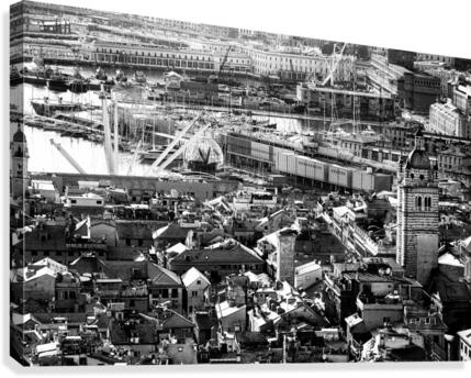 Genoa cityscape Canvas Print