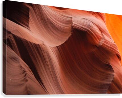Orange Canyon Canvas Print