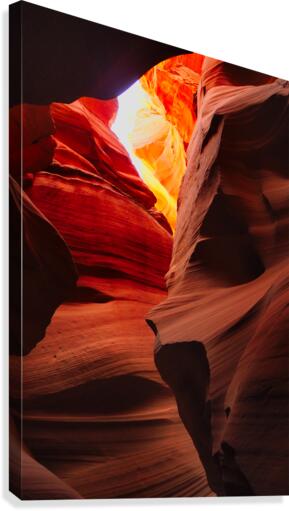 Vertical Canyon Canvas Print