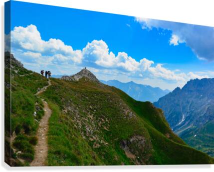 Trekking Canvas Print