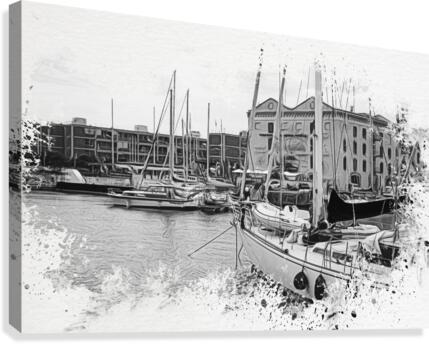 Genoa cityscape Canvas Print