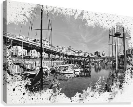 Genoa cityscape Canvas Print