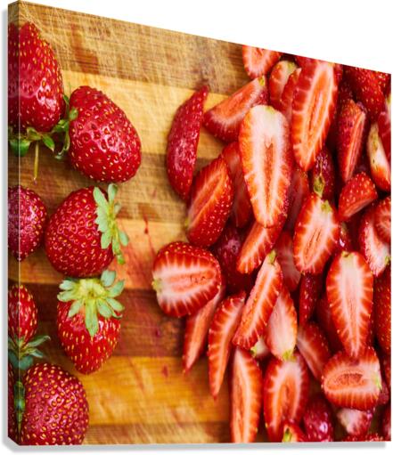 strawberries Canvas Print