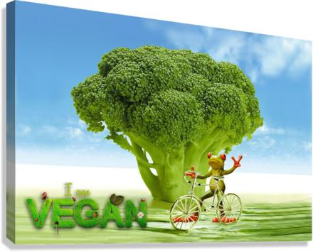 vegan Canvas Print
