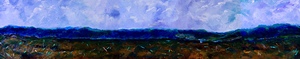 “Legacy” – Abstract Landscape by Choctaw artist Connie D. Phillips.