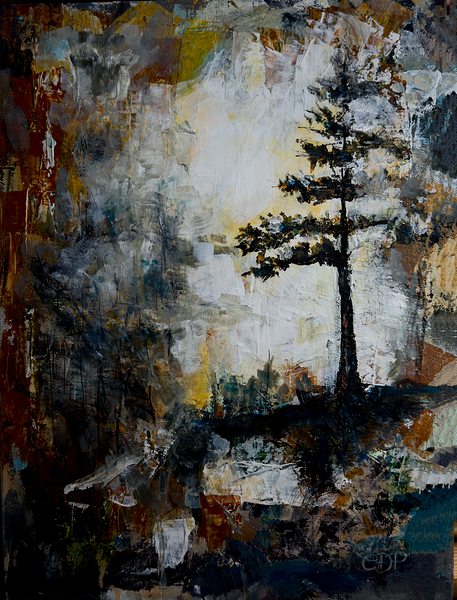 Solace | Original Abstract Painting by Connie D. Phillips by Connie D Phillips