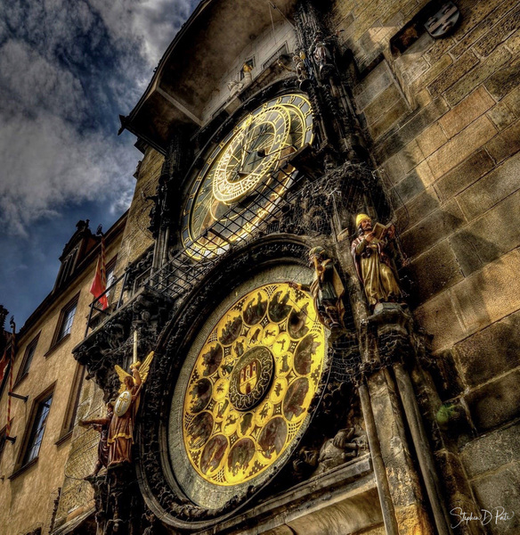 Sun Clock Prague by Stephen D Pate