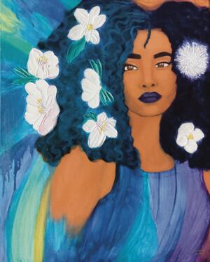 Robust Bounty Oil Painting Print