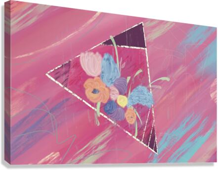 Beauty For Ashes Abstract Print Canvas Print