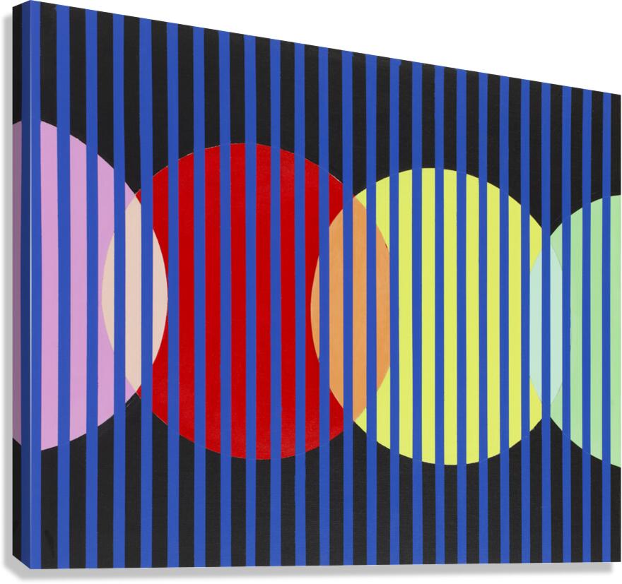 Simple circles Canvas Print