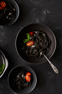 Black pasta
