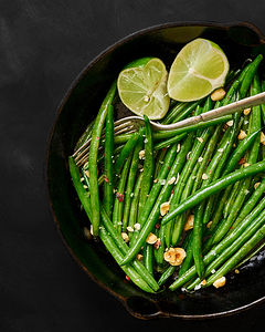 Green Beans and lime