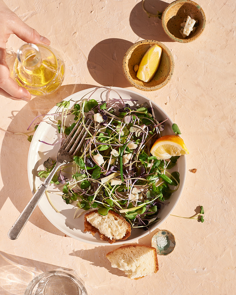 Microgreens salad