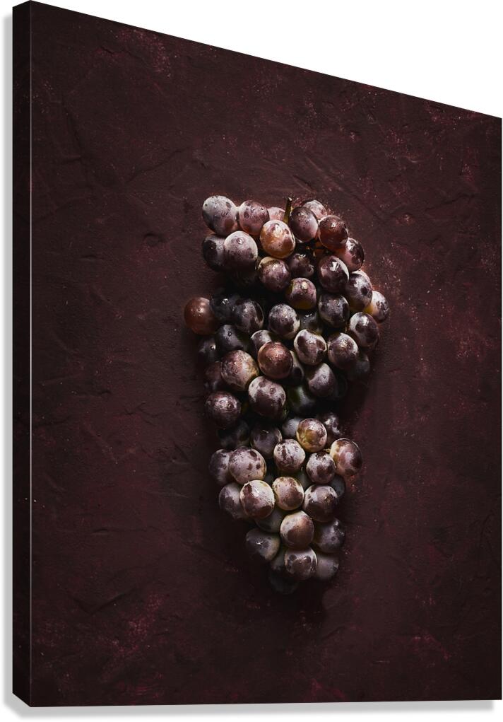 A bunch of grapes  Canvas Print