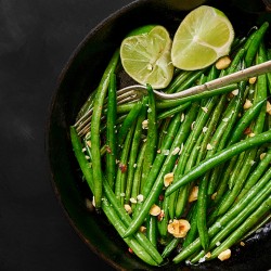 Green Beans and lime