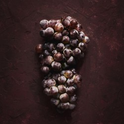 A bunch of grapes