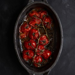 Oven roasted cherry tomatoes